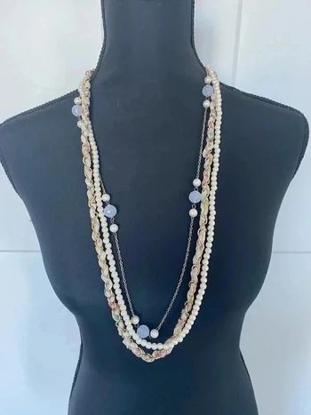 Collier de perles fantaisie femme