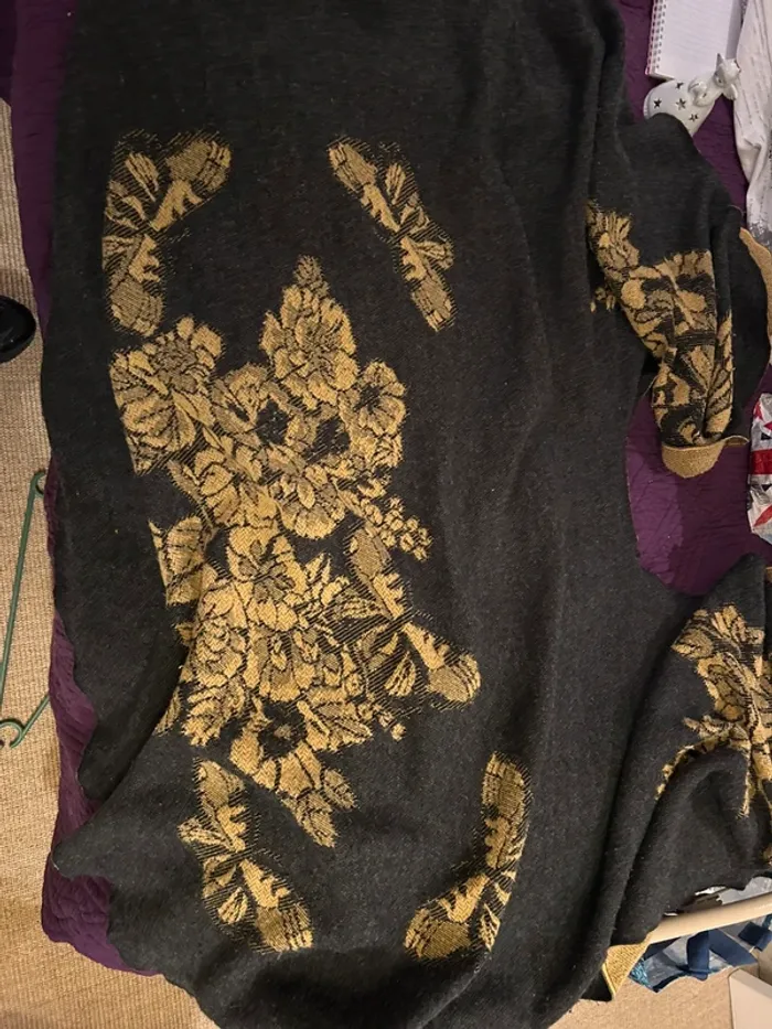 Très grand poncho réversible - photo numéro 2