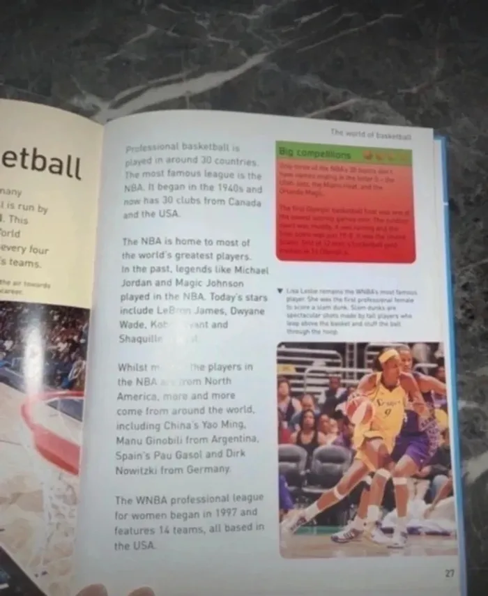 Livre sur le basket ball en anglais - photo numéro 2