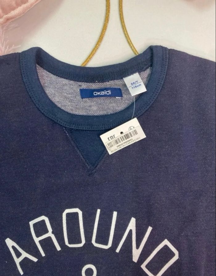 Sweat-shirt garçon - neuf - Okaïdi - Taille 6 ans - photo numéro 2
