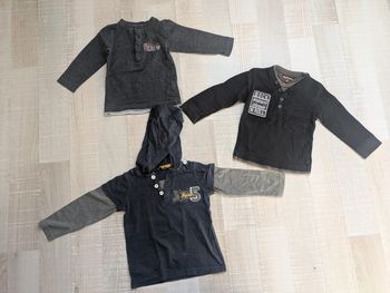 Lot tee-shirts manches longues