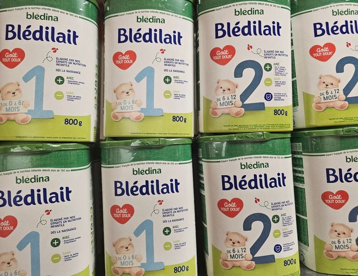 Blédilait lot de 4 boîtes de lait