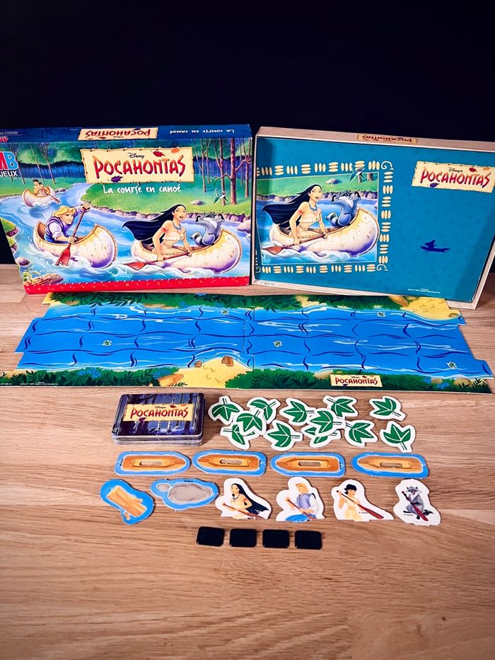 Jeu MB Pocahontas 1995 - La course en canoë – Complet – Très bon état - photo numéro 5