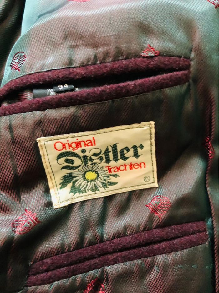 🇦🇹Blazer vintage autrichien en laine Distler wool tyrolean trachten blazer🇦🇹 - photo numéro 14