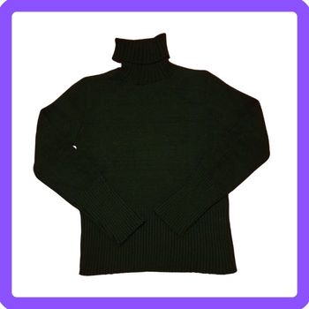 Pull Col Roulé Noir Taille Unique Jennyfer
