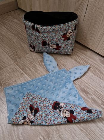 Doudou et son panier minnie
