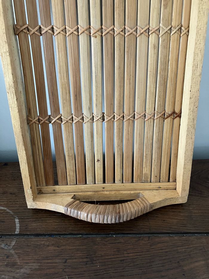 Joli plateau en bambou - photo numéro 3