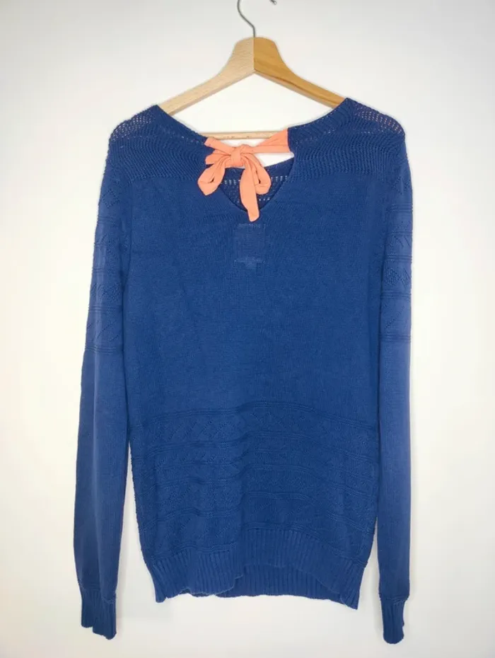 Pull en maille coton Franklin et Marshall taille L - photo numéro 6