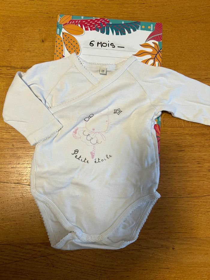 Lot de bodies ML fille - 10 pièces - 6 mois - photo numéro 7