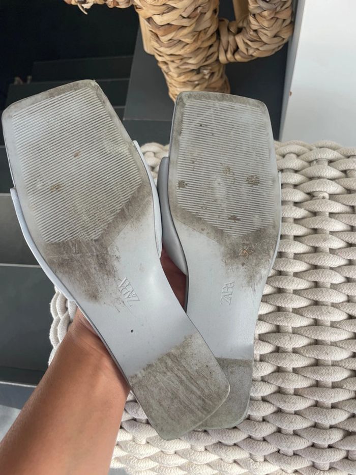 Mules Femme Zara Taille 37 - photo numéro 4