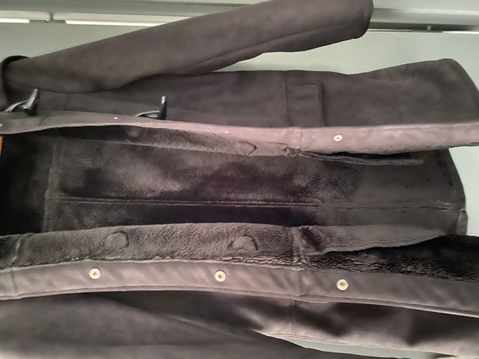 Manteau noir avec capuche T44 Clara Vitti capuche amovible/duffle-coats/noir/44 - photo numéro 2