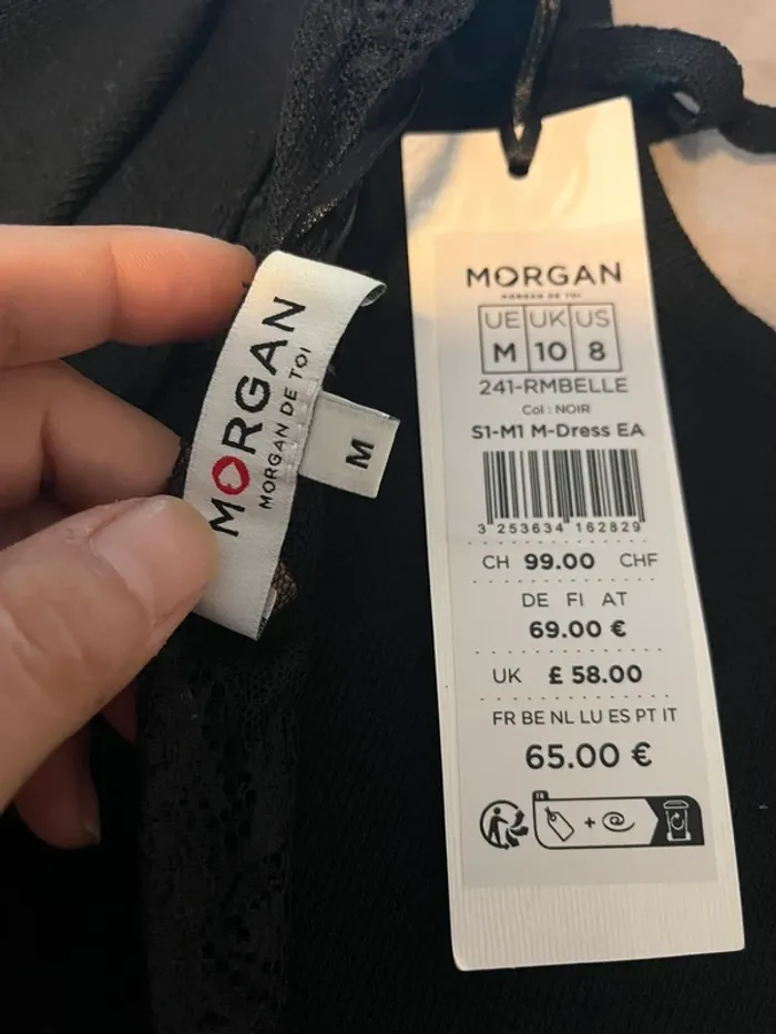 Robe Morgan Noire / 241-Rmrebelle T38 - photo numéro 4