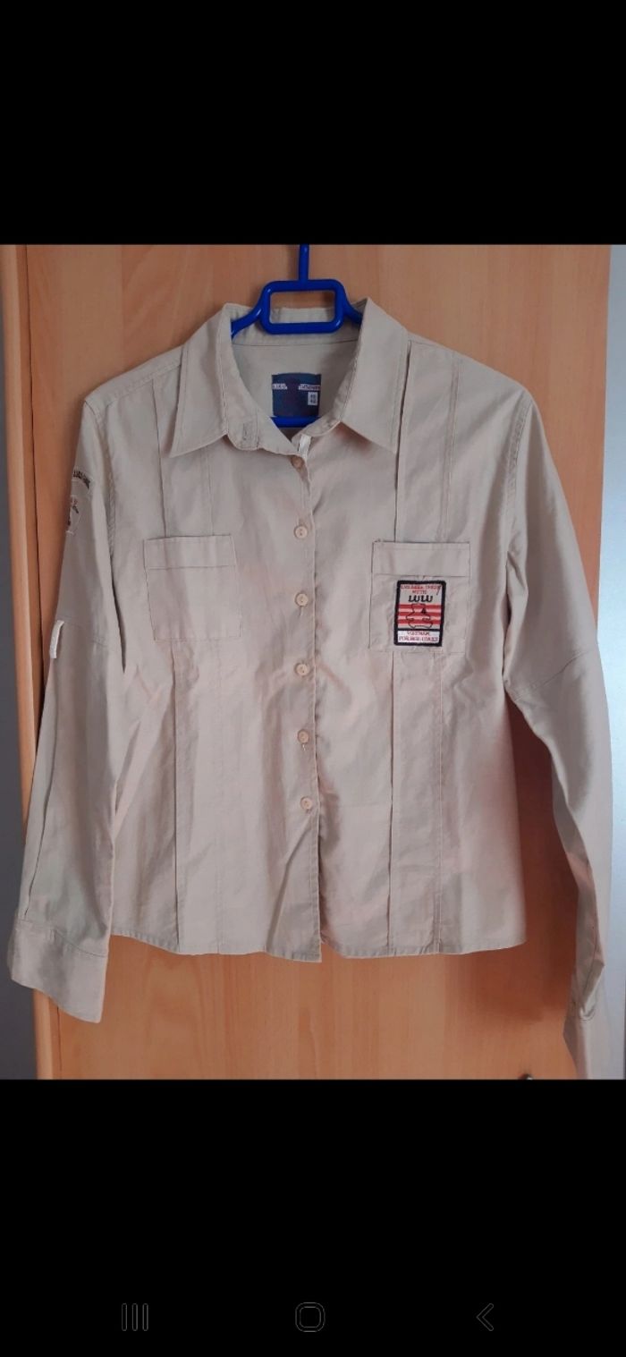 Chemisier Lulu Castagnette Beige Taille 40