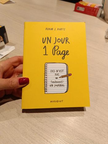 Journal un jour 1 page