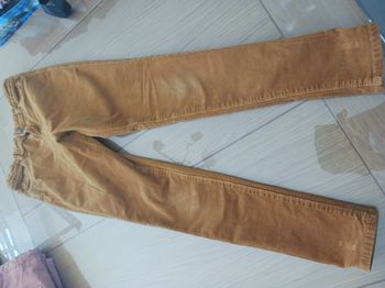 Pantalon velours moutarde