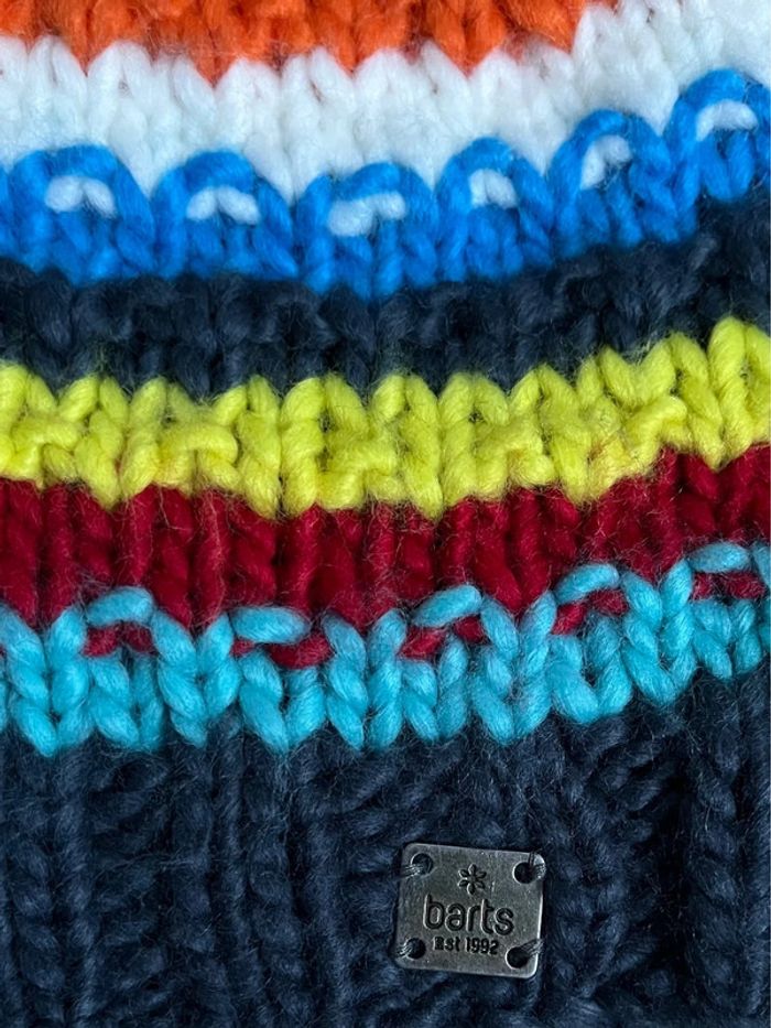 Bonnet à pompon en tricot avec doublure en micro polaire 53 cm BARTS T-3/6 ans - photo numéro 2