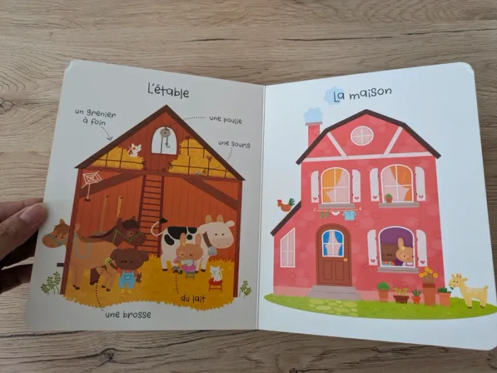 Livre carton jeune enfant La Ferme - photo numéro 8