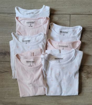 Lot de 7 t-shirts taille 2 ans