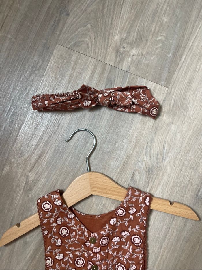 Robe bebe fille sergent major + bandeau - photo numéro 4