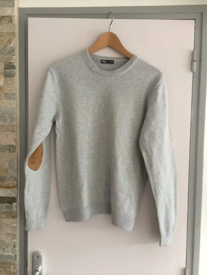 Pull gris Tex T.S