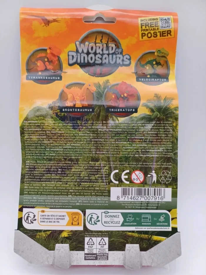 Lot de 4 Kits Dinosaures à Monter – World of Dinosaurs – Neuf - photo numéro 7