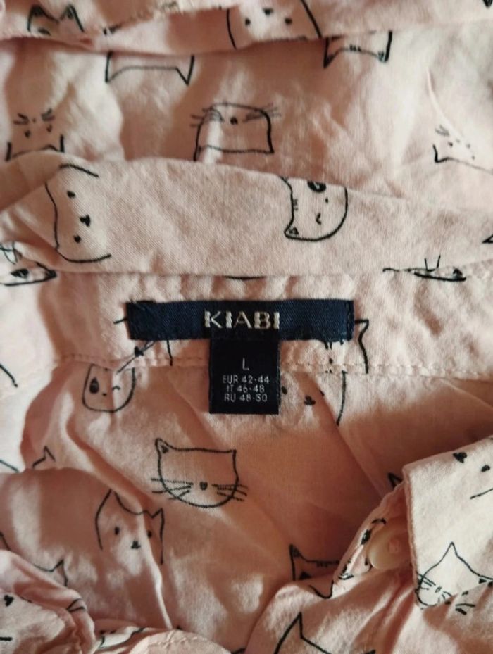 🌸Chemise Petits Chats 🌸Kiabi 🌸Taille 40🌸 - photo numéro 5