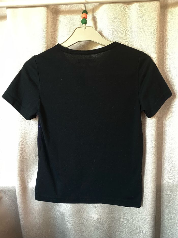 T-shirt noir imprimé ville éclairée Liberto 10 ans - photo numéro 5