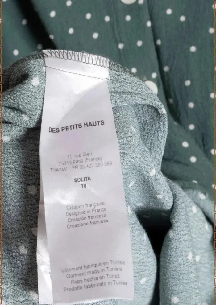 Robe à pois Des Petits Hauts – Taille 0 - photo numéro 6