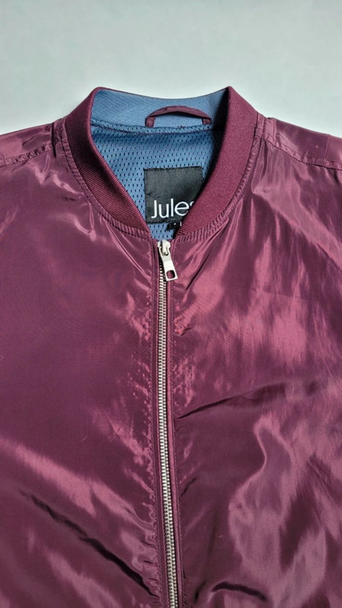 Bombers JULES rouge bordeaux taille S en excellent état - photo numéro 7