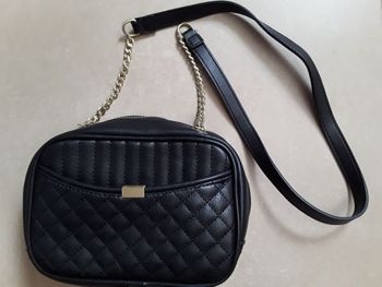 Petit sac de ville noir porté épaule ZARA NEUF