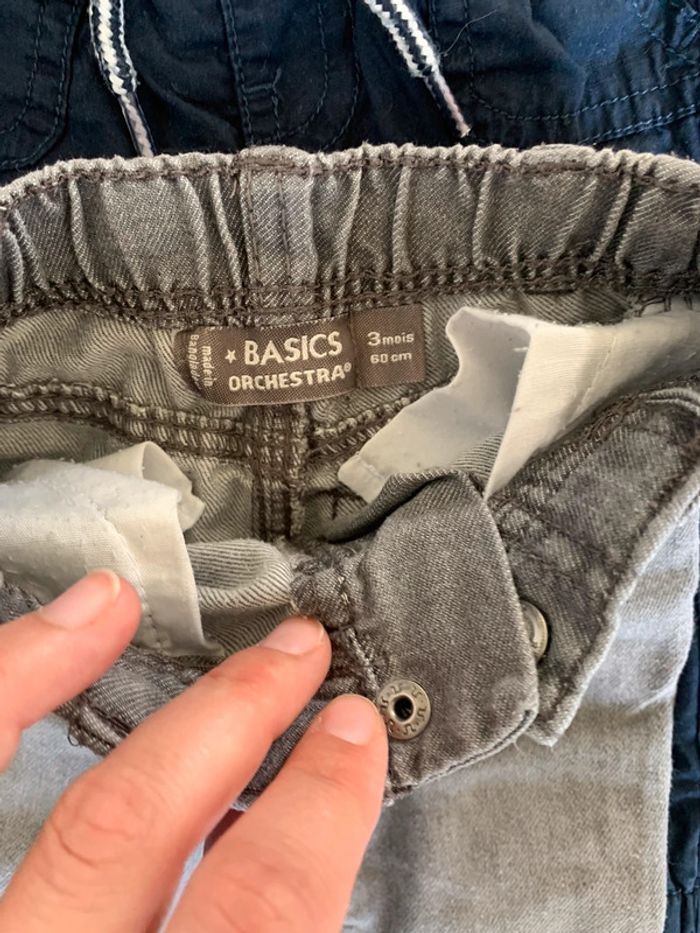 Lot de 9 pantalons \ jeans bébé 3 mois - photo numéro 11