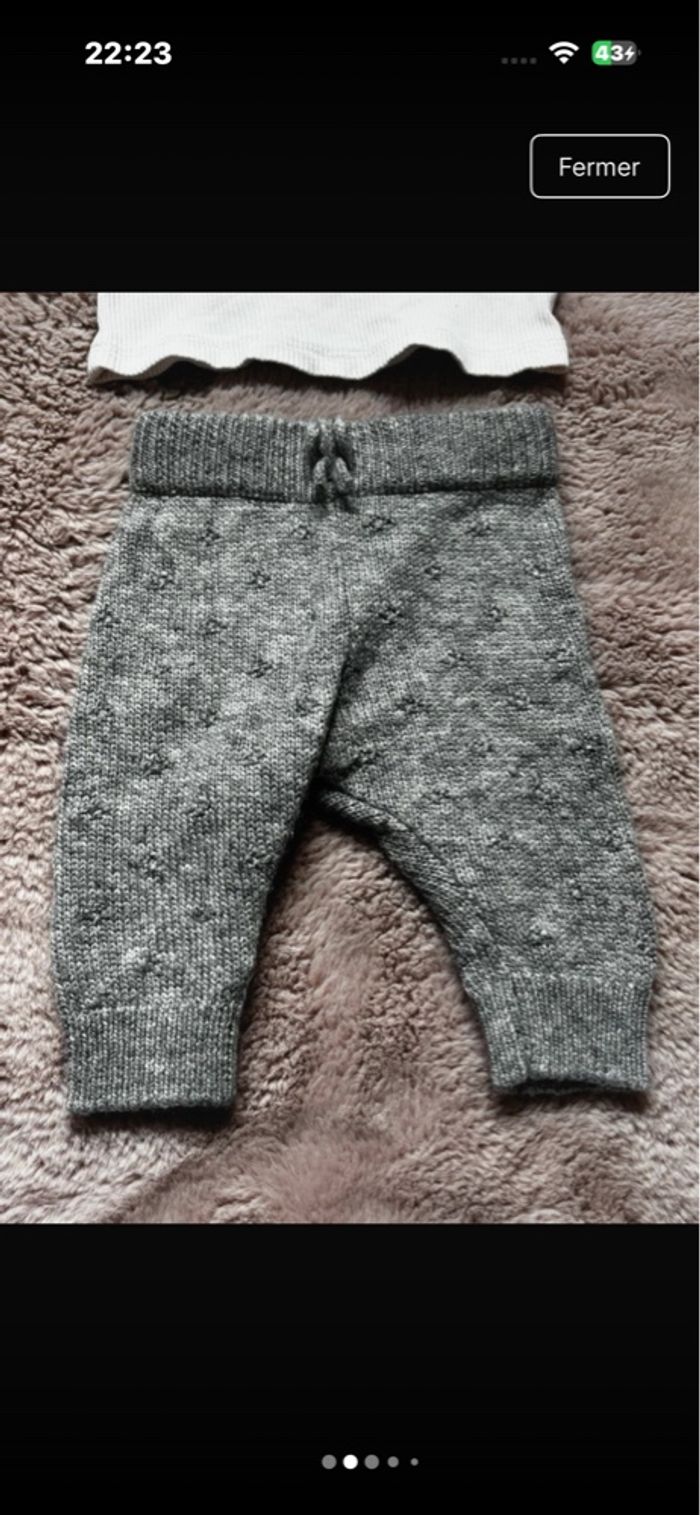Ensemble bébé KIABI 1 mois 🤍 ultra mignon – état impeccable – coton doux - photo numéro 2