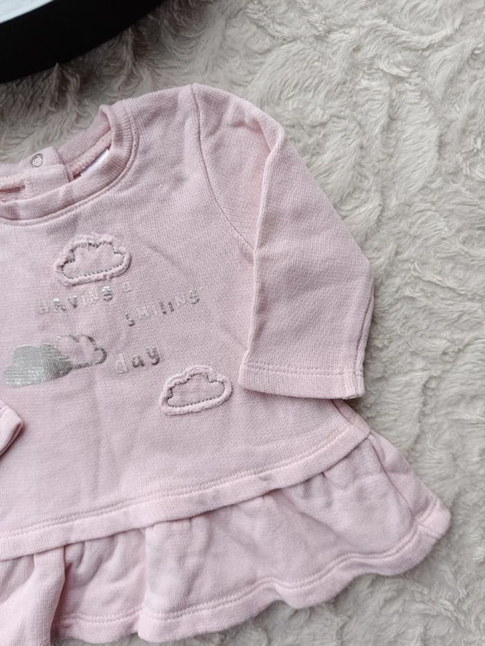 Robe manches longues Fille 1 mois Nuage Z Grain de blé 100% coton - photo numéro 4