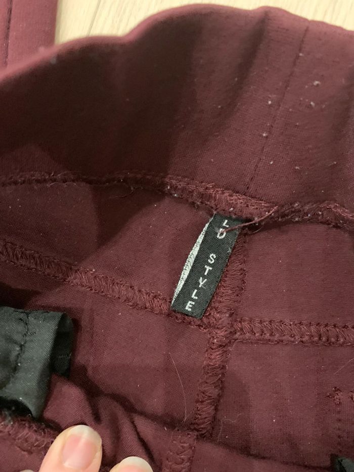 Jegging bordeaux - photo numéro 5