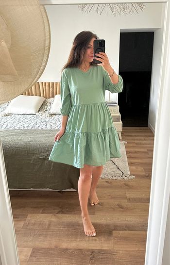 Robe Zara vert d’eau 🥝