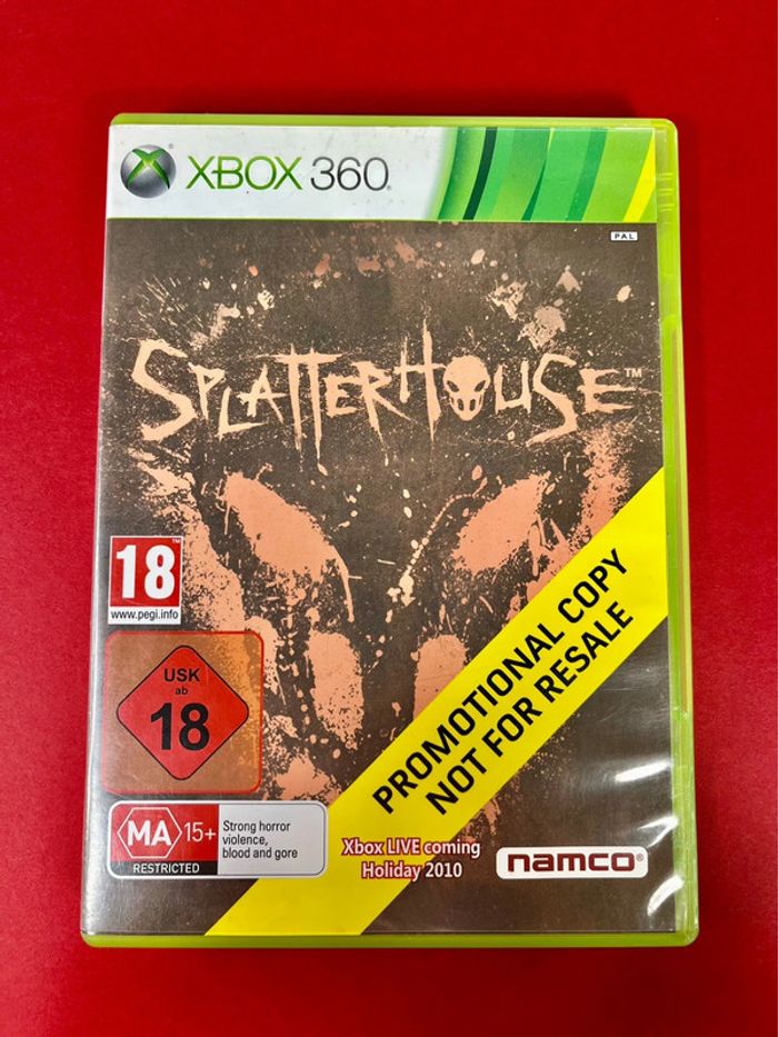 Jeu Splatterhouse XBoX 360 version promotionnelle - photo numéro 1
