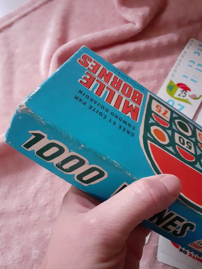 Complet Vintage mille bornes dujardin boîte bleue - photo numéro 5