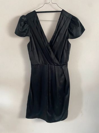 Robe satin noir