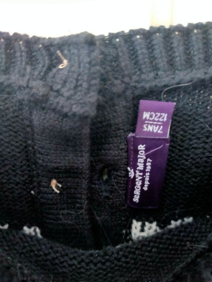 Pull Sergent Major taille 7 ans fille - photo numéro 3