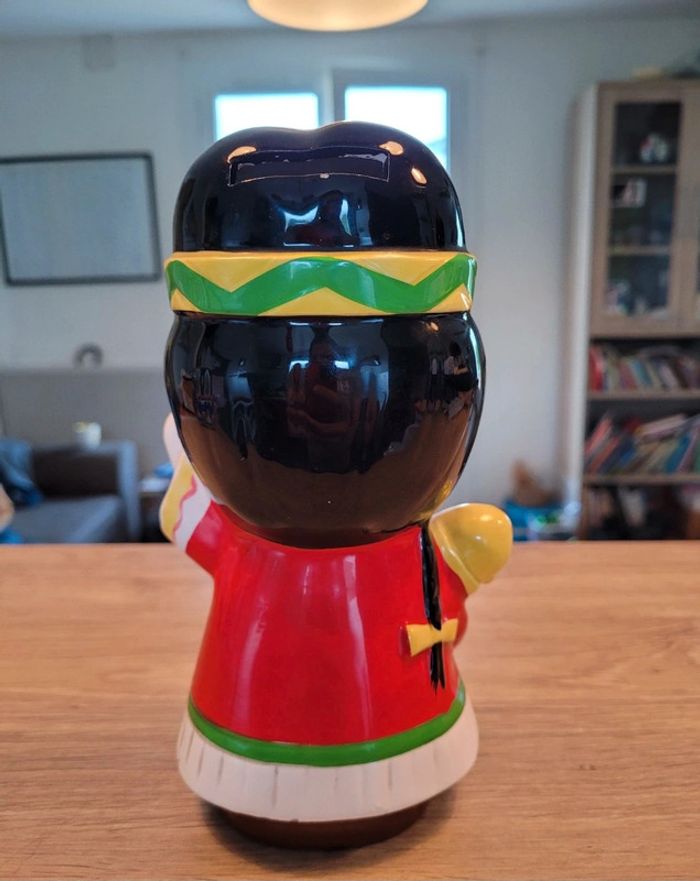 Vends tirelire années 60 indienne et son bebe (un peu plus de 20cm de haut) - photo numéro 2