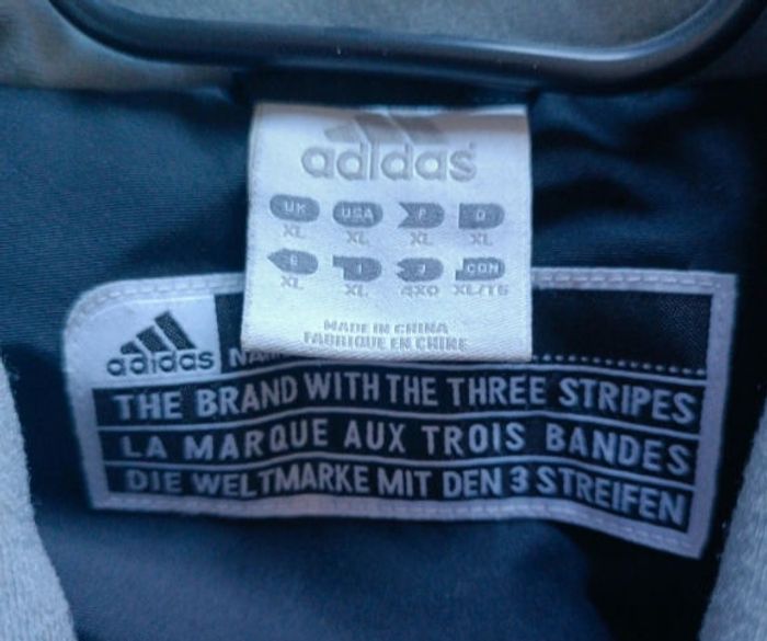 Parka Adidas Noir et  Gris XL - photo numéro 3
