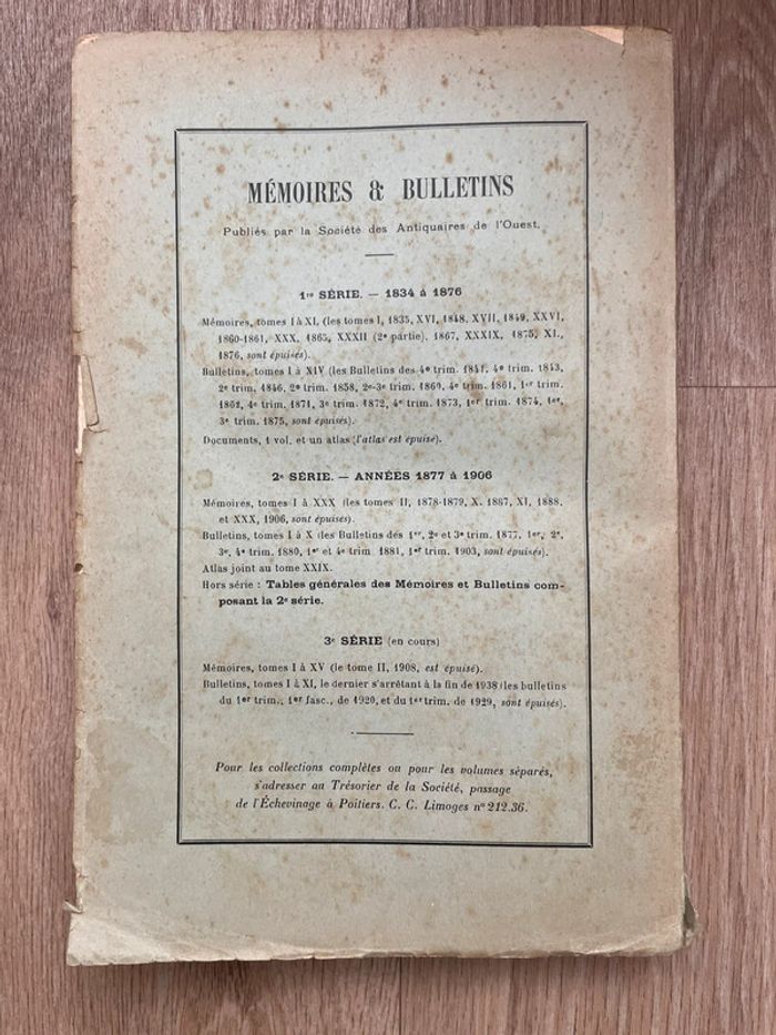 La société tome seizième Antiquaires de l’ouest 1940 - photo numéro 7