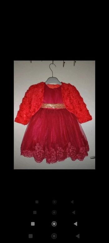 Robe +Boléro taille 24 mois