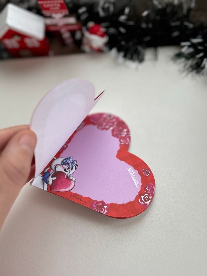 Fin de bloc cœur diddl - ancienne collection - vintage - diddlina - photo numéro 2