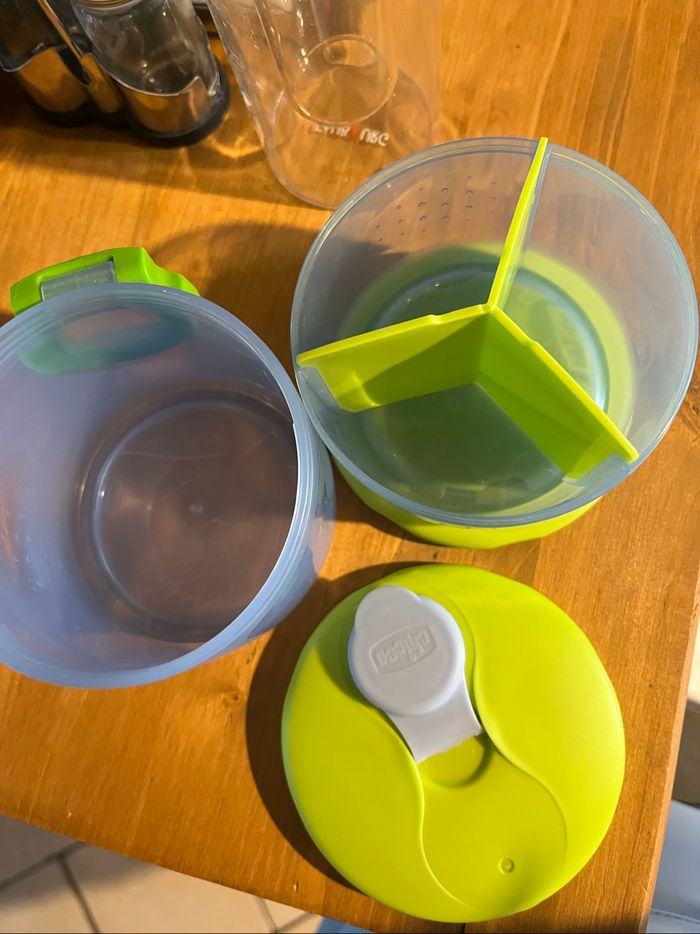 Lot doseurs de lait en poudre bébé Chicco Pommettes  TBE 🍼 - photo numéro 4
