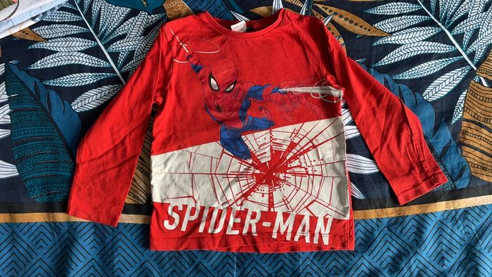 Tee shirt manche longue Spiderman