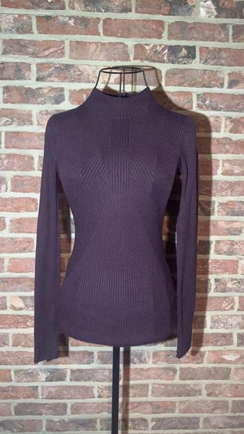 Haut brun longues manches H&M Taille XS / 34
