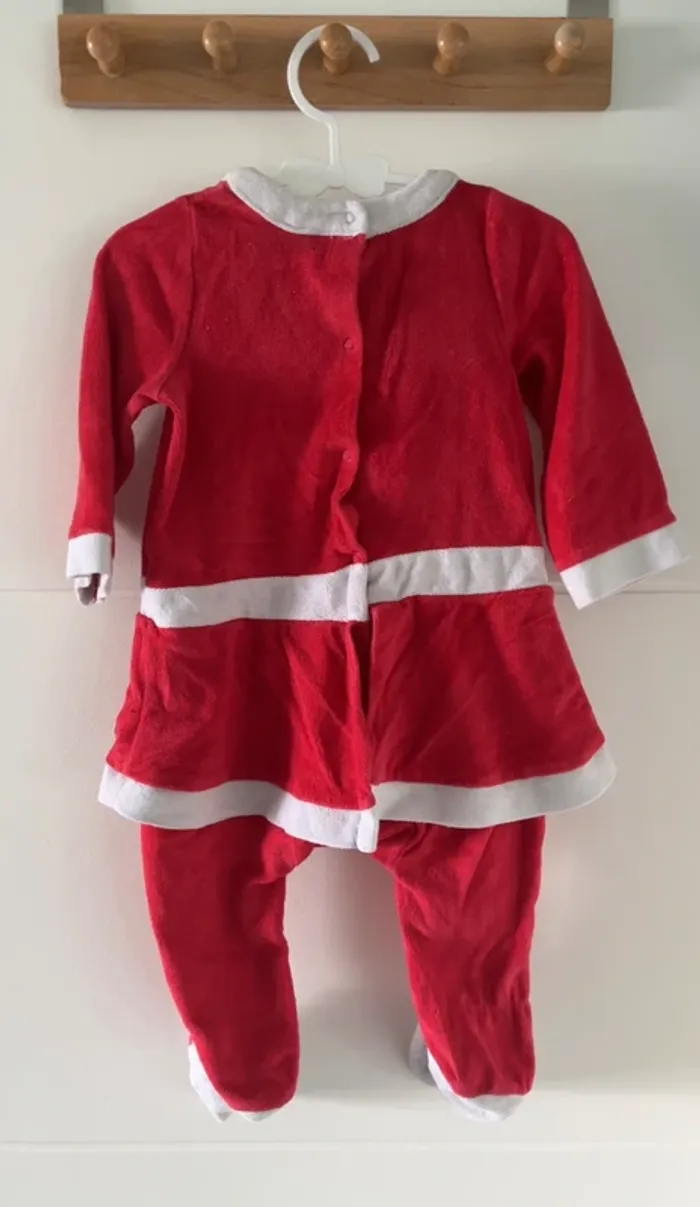 Pyjama velours bébé fille - photo numéro 4