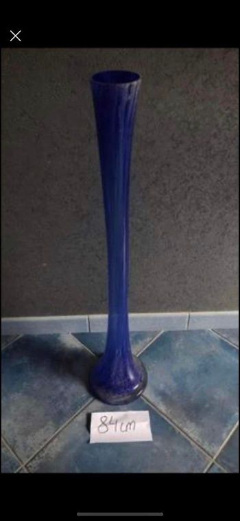 Grand vase bleu