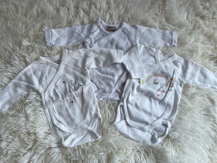 Lot de 3 bodies manches longues